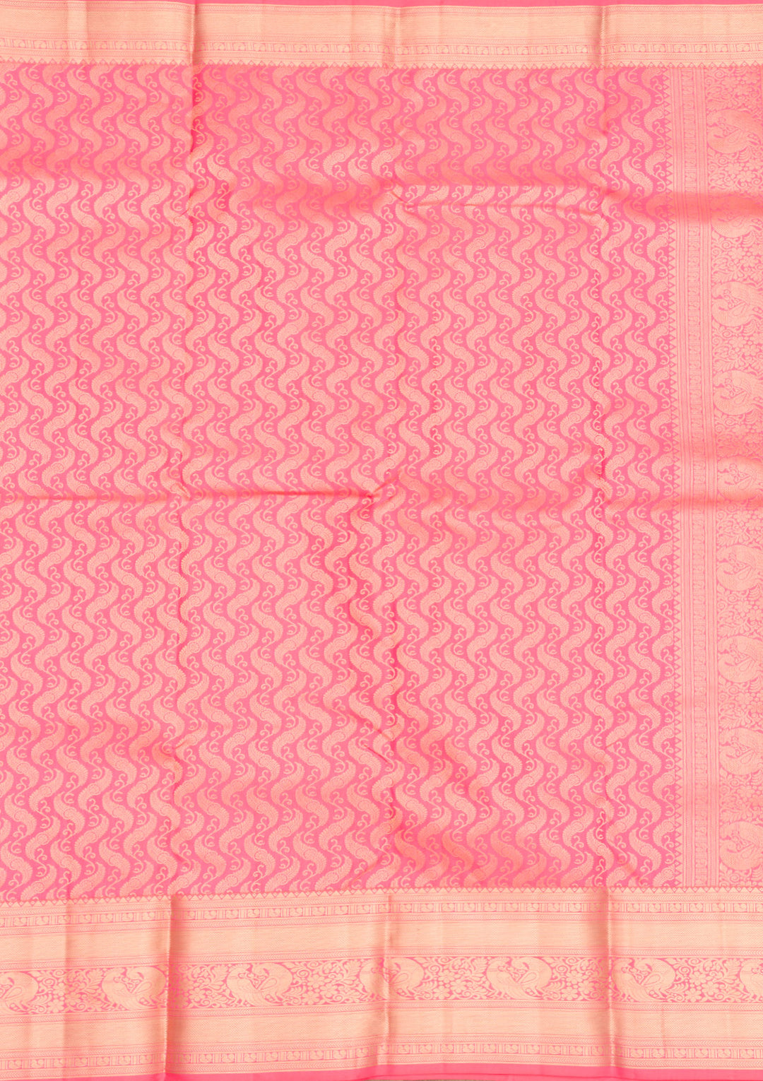 Onion Pink Zariwork Pure Silk Saree