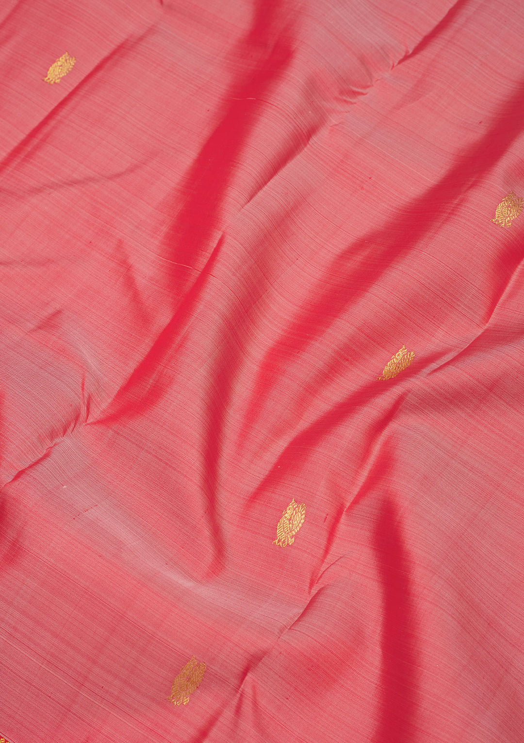 Onion Pink Zariwork Pure Silk Saree