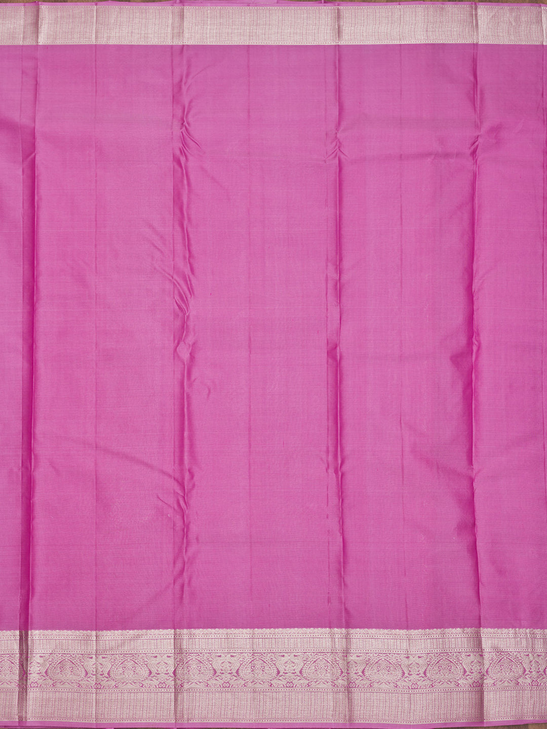 Onion Pink Zariwork Pure Silk Saree