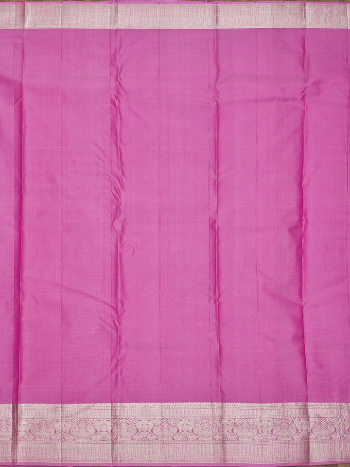 Onion Pink Zariwork Pure Silk Saree
