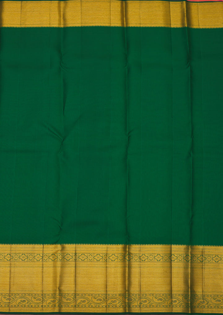 Orange Zariwork Pure Silk Saree