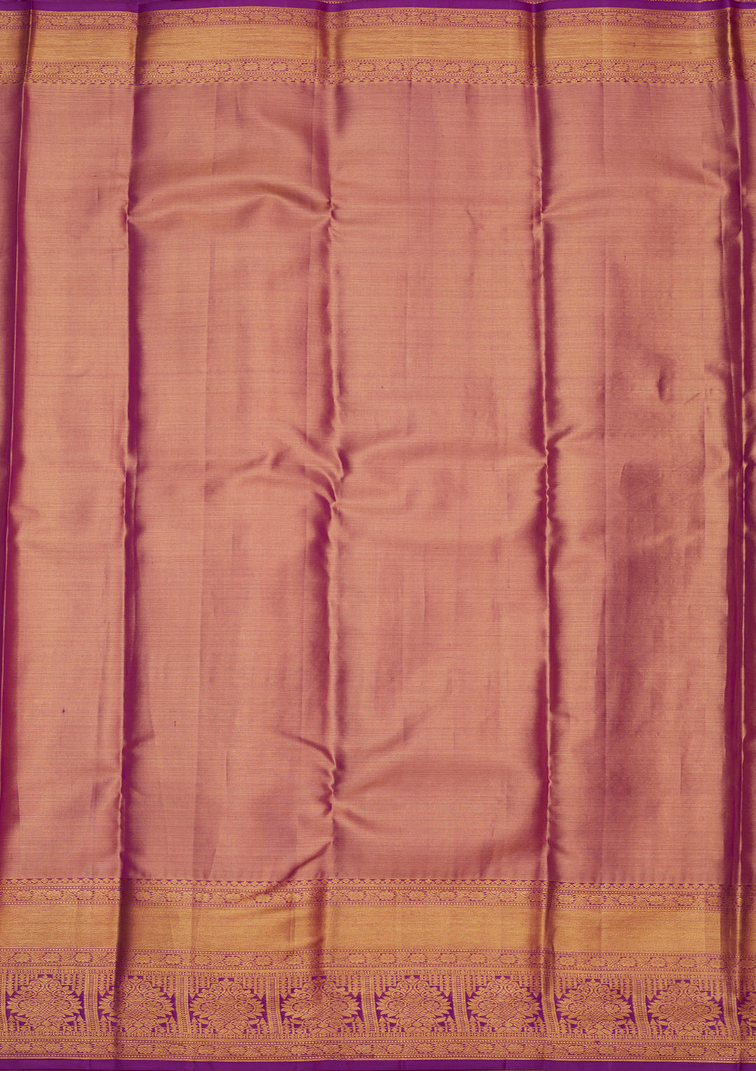 Orange Zariwork Pure Silk Saree
