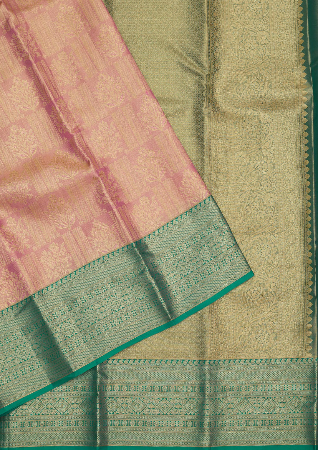 Orange Zariwork Pure Silk Saree