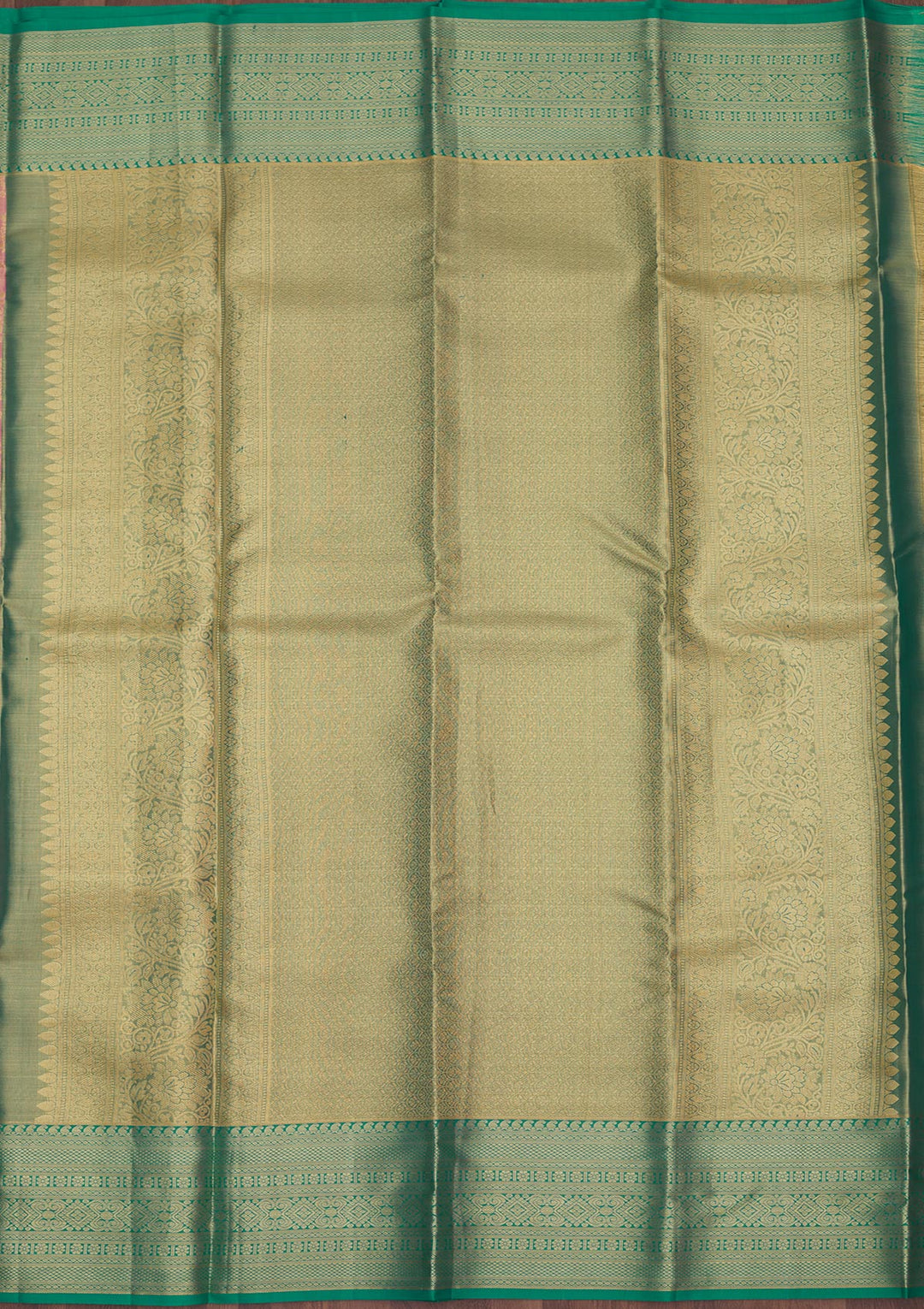 Orange Zariwork Pure Silk Saree