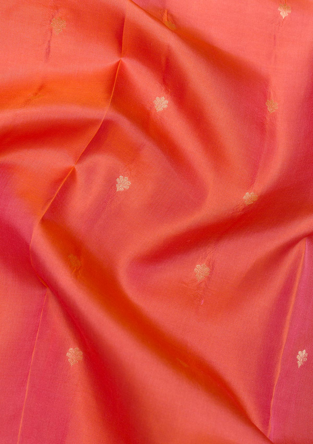 Orange Zariwork Pure Silk Saree