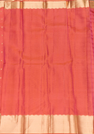 Orange Zariwork Pure Silk Saree