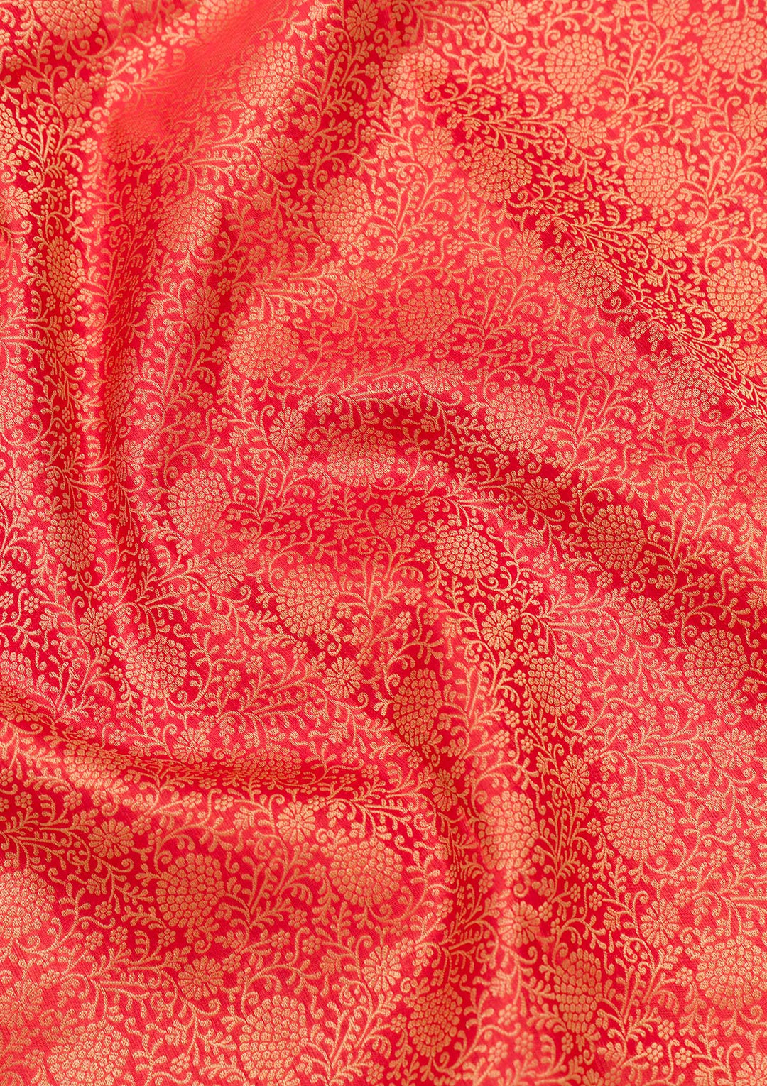 Orange Zariwork Pure Silk Saree