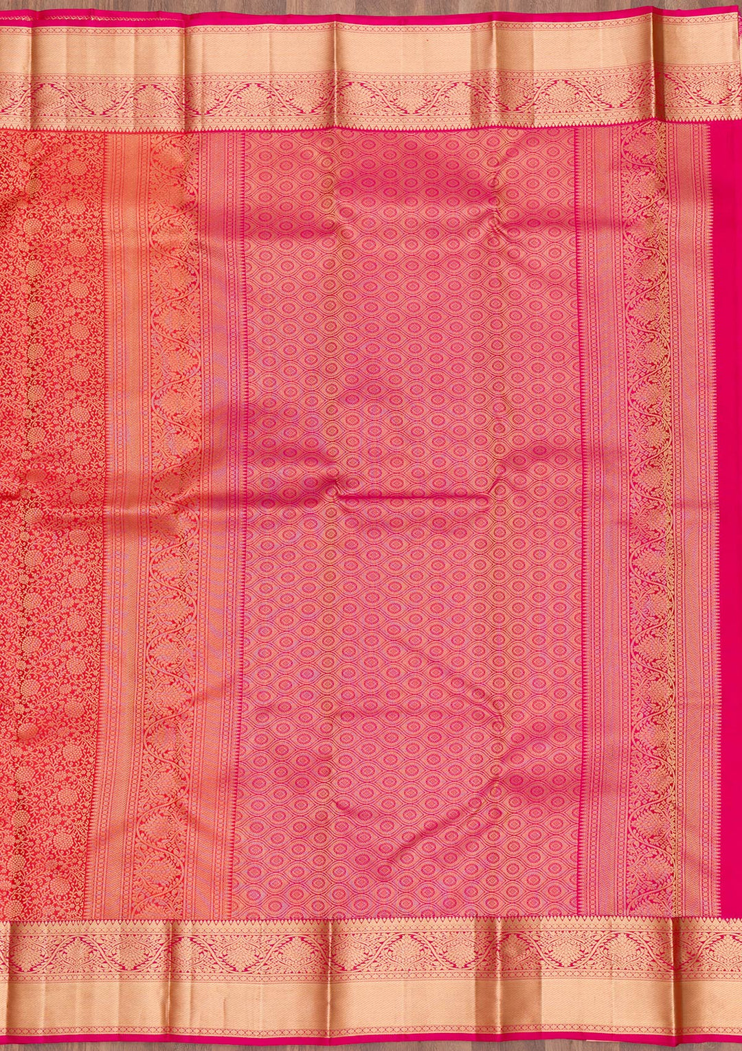 Orange Zariwork Pure Silk Saree