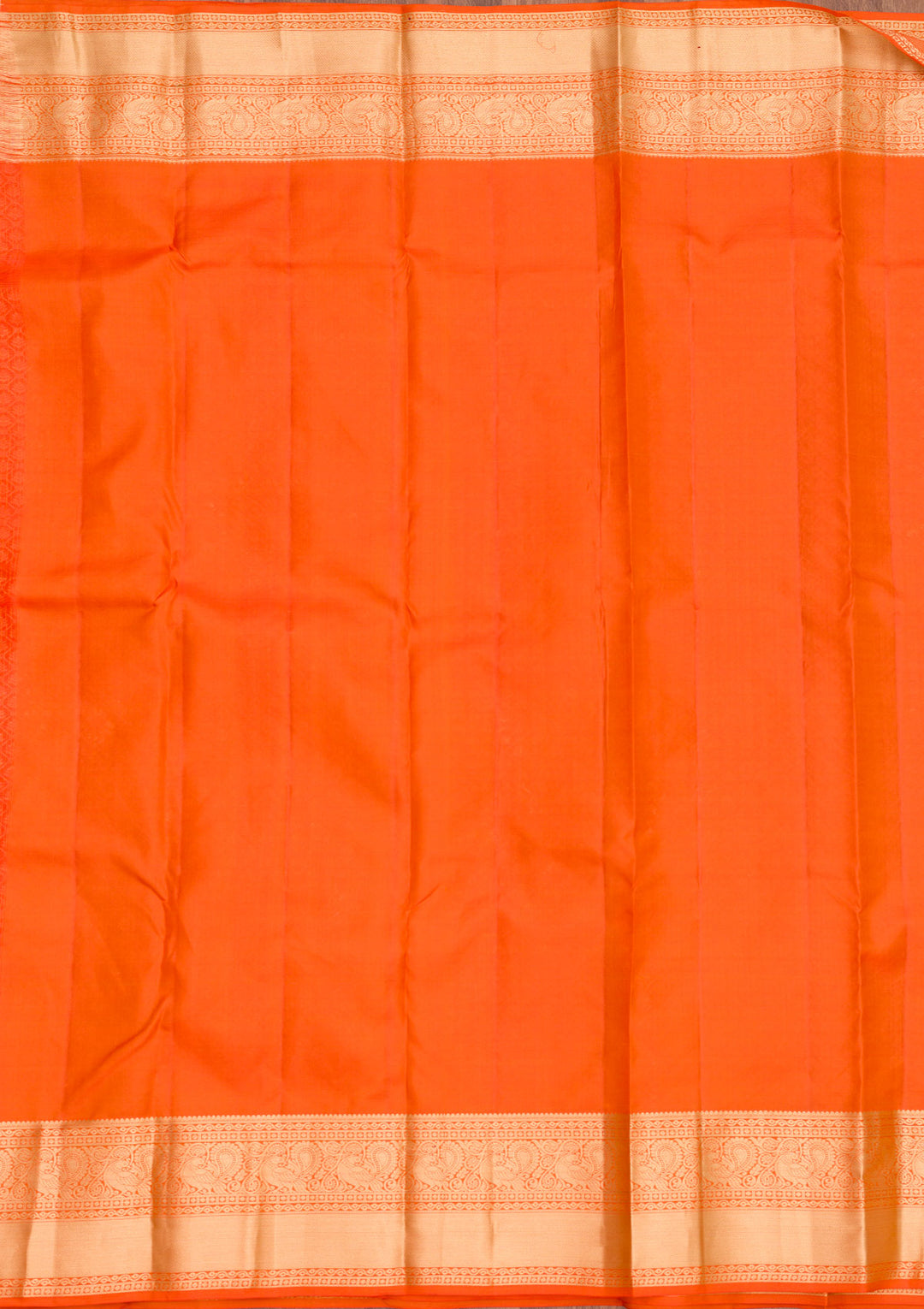 Orange Zariwork Pure Silk Saree