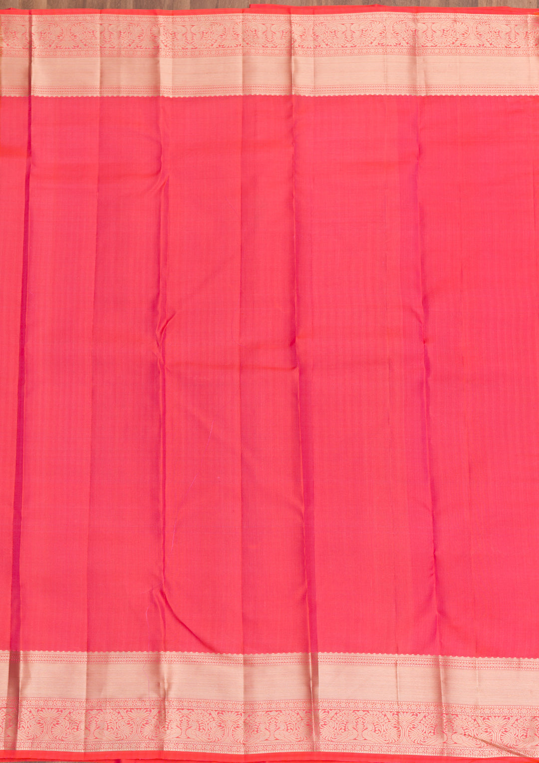 Orange Zariwork Kanjivaram Pure Silk Saree
