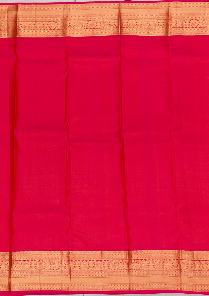 Orange Zariwork Banarasi Pure Silk Saree
