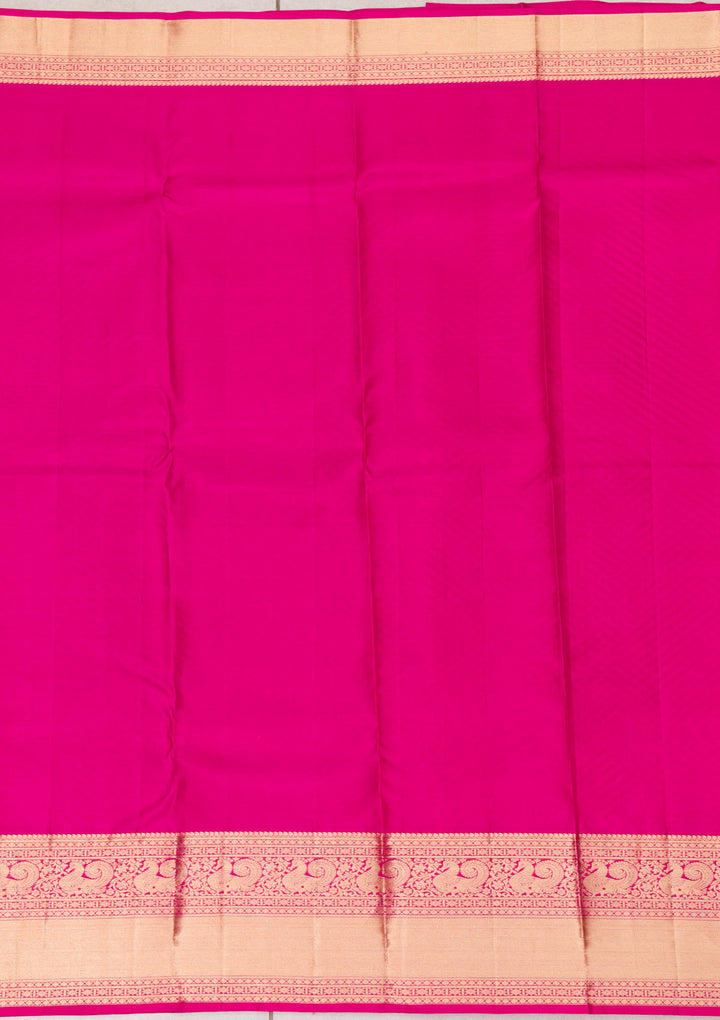 Orange Zariwork Banarasi Pure Silk Saree