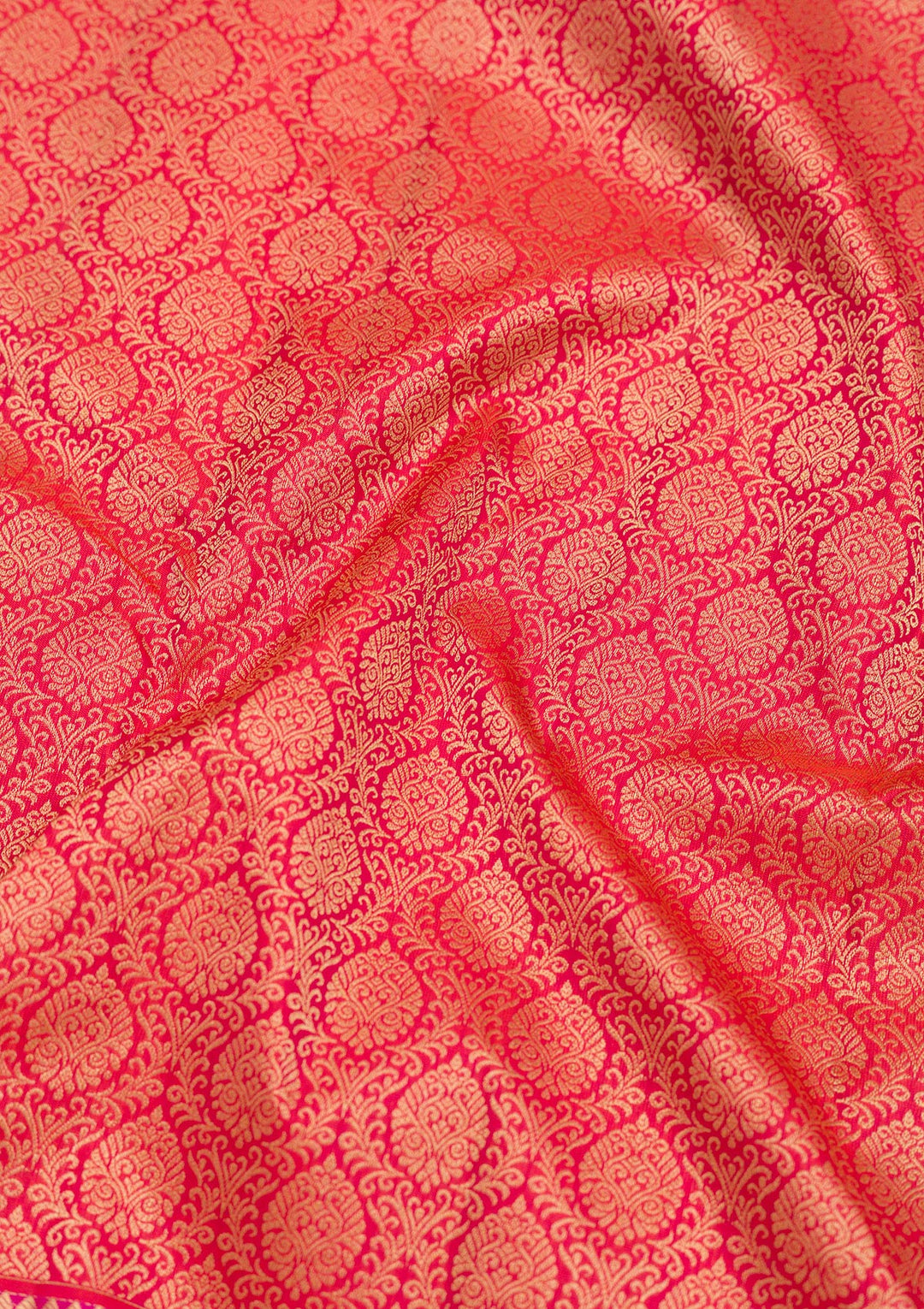 Orange Zariwork Pure Silk Saree