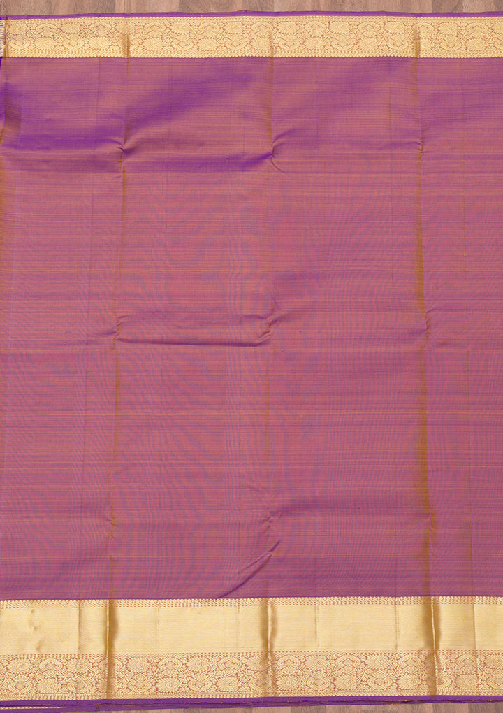 Orange Zariwork Banarasi Pure Silk Saree
