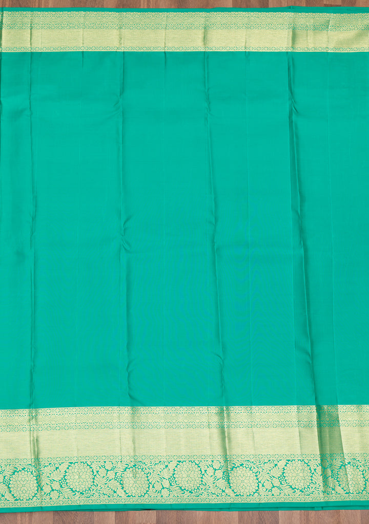Orange Zariwork Pure Silk Saree