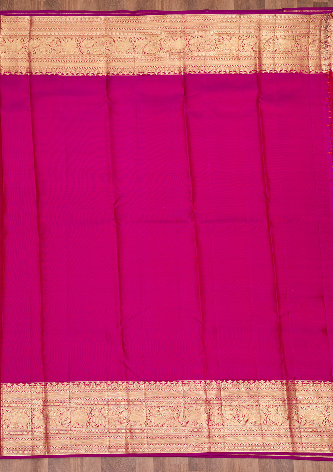 Orange Zariwork Pure Silk Saree