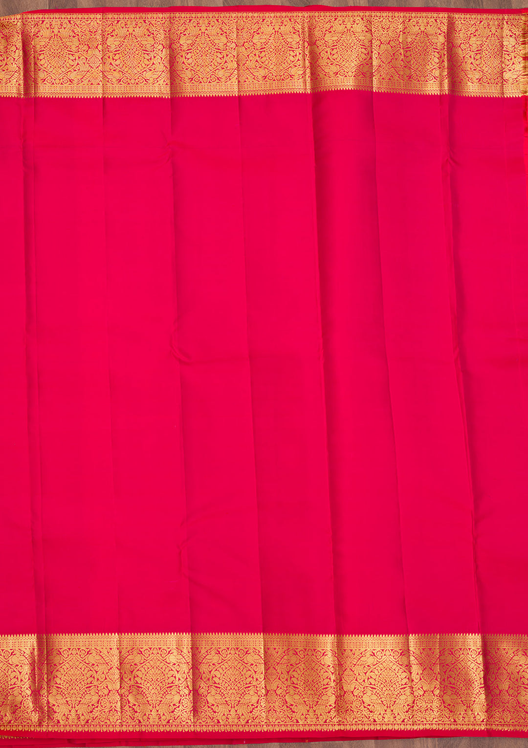 Orange Zariwork Kanjivaram Pure Silk Saree