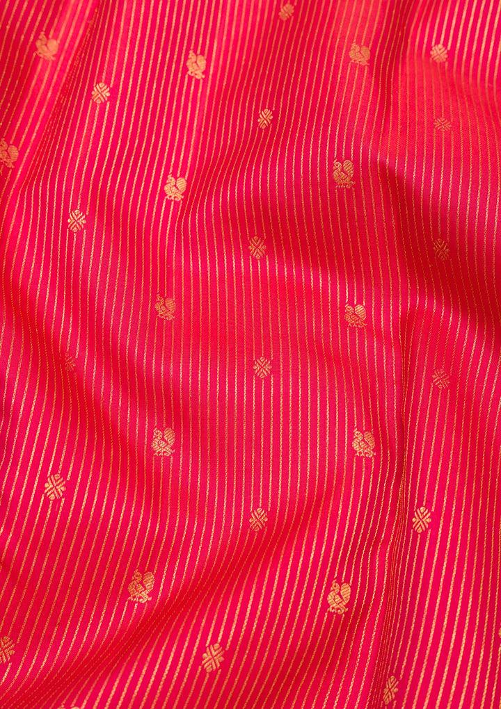 Orange Zariwork Pure Silk Saree