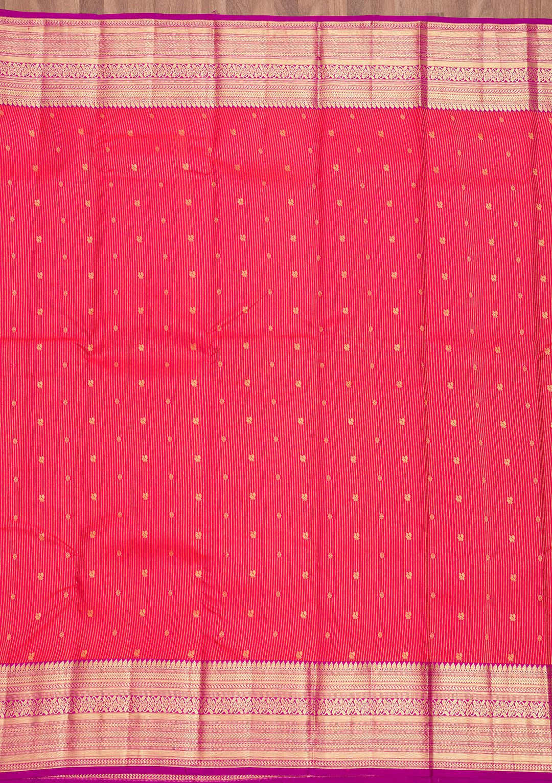 Orange Zariwork Pure Silk Saree