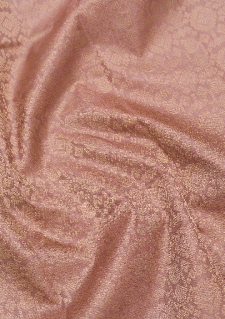 Orange Zariwork Pure Silk Saree