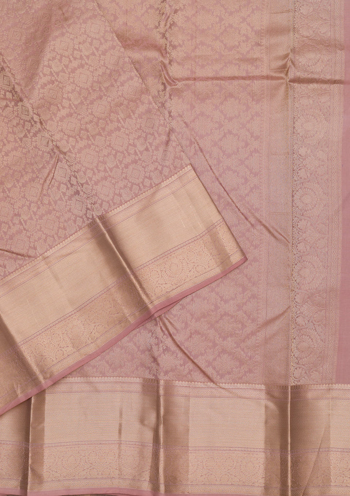 Orange Zariwork Pure Silk Saree