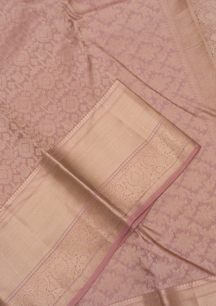 Orange Zariwork Pure Silk Saree