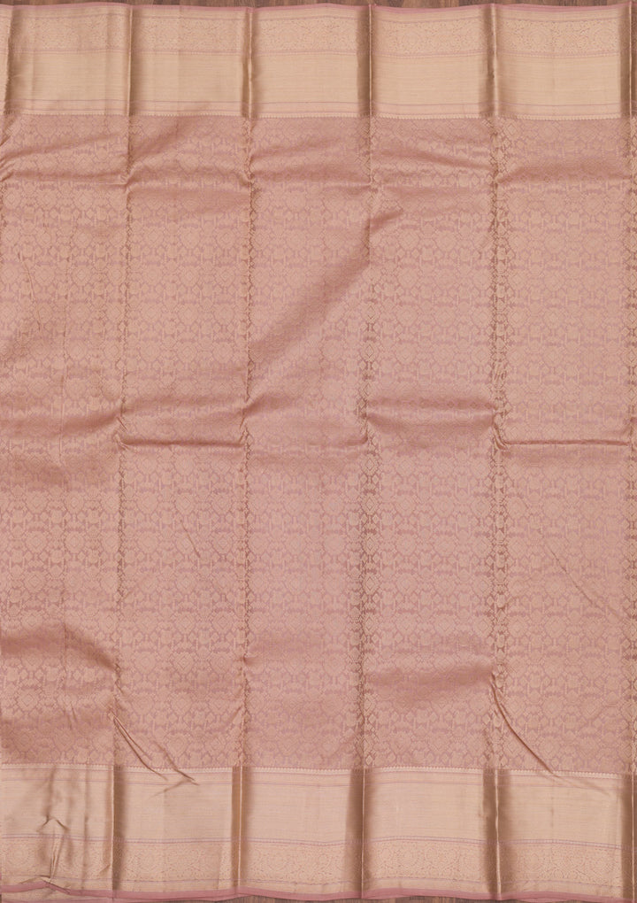 Orange Zariwork Pure Silk Saree