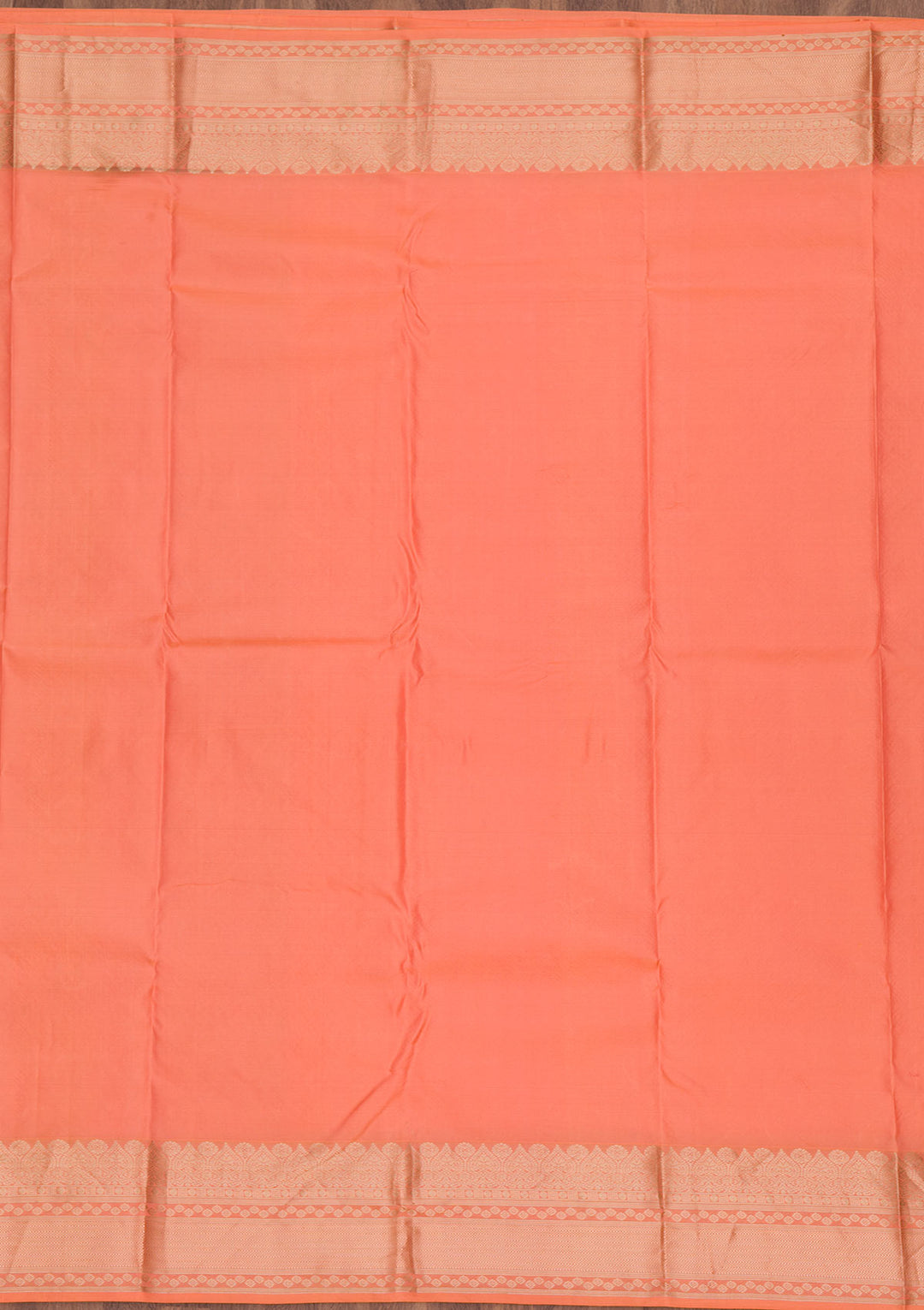 Orange Zariwork Pure Silk Saree