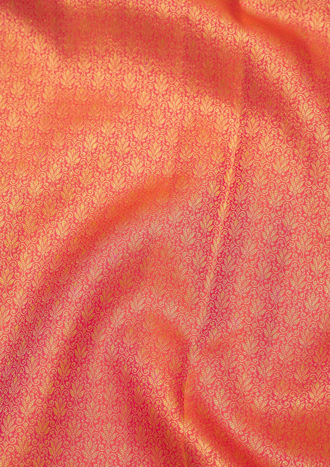 Orange Zariwork Pure Silk Saree