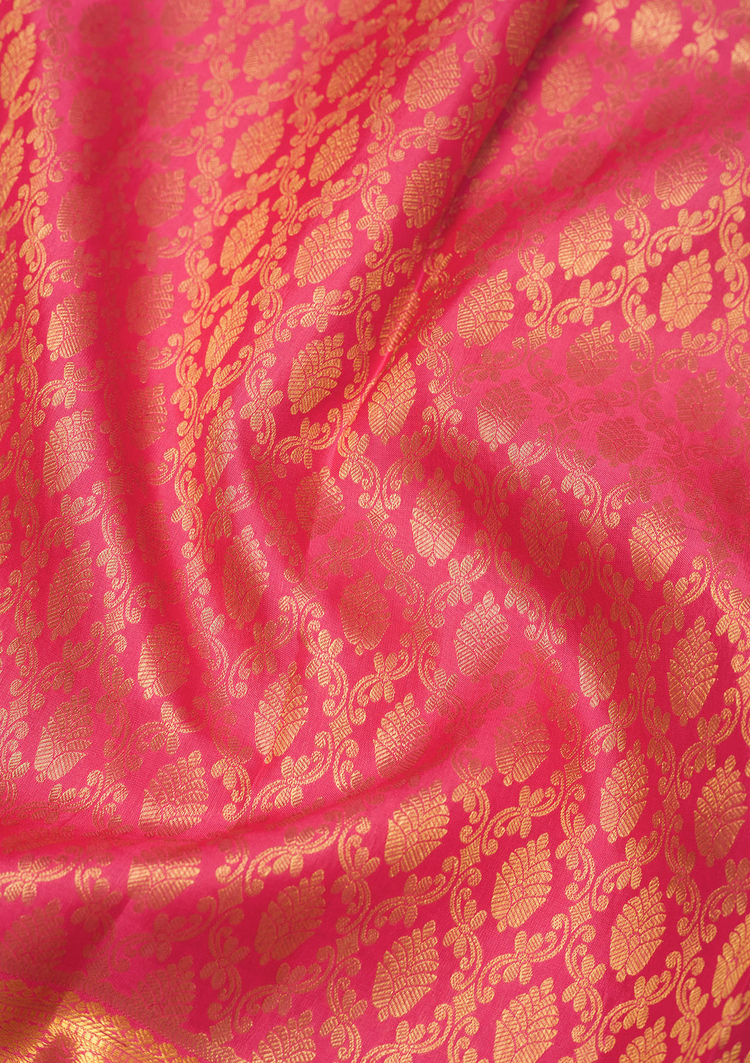 Pink Zariwork Pure Silk Saree