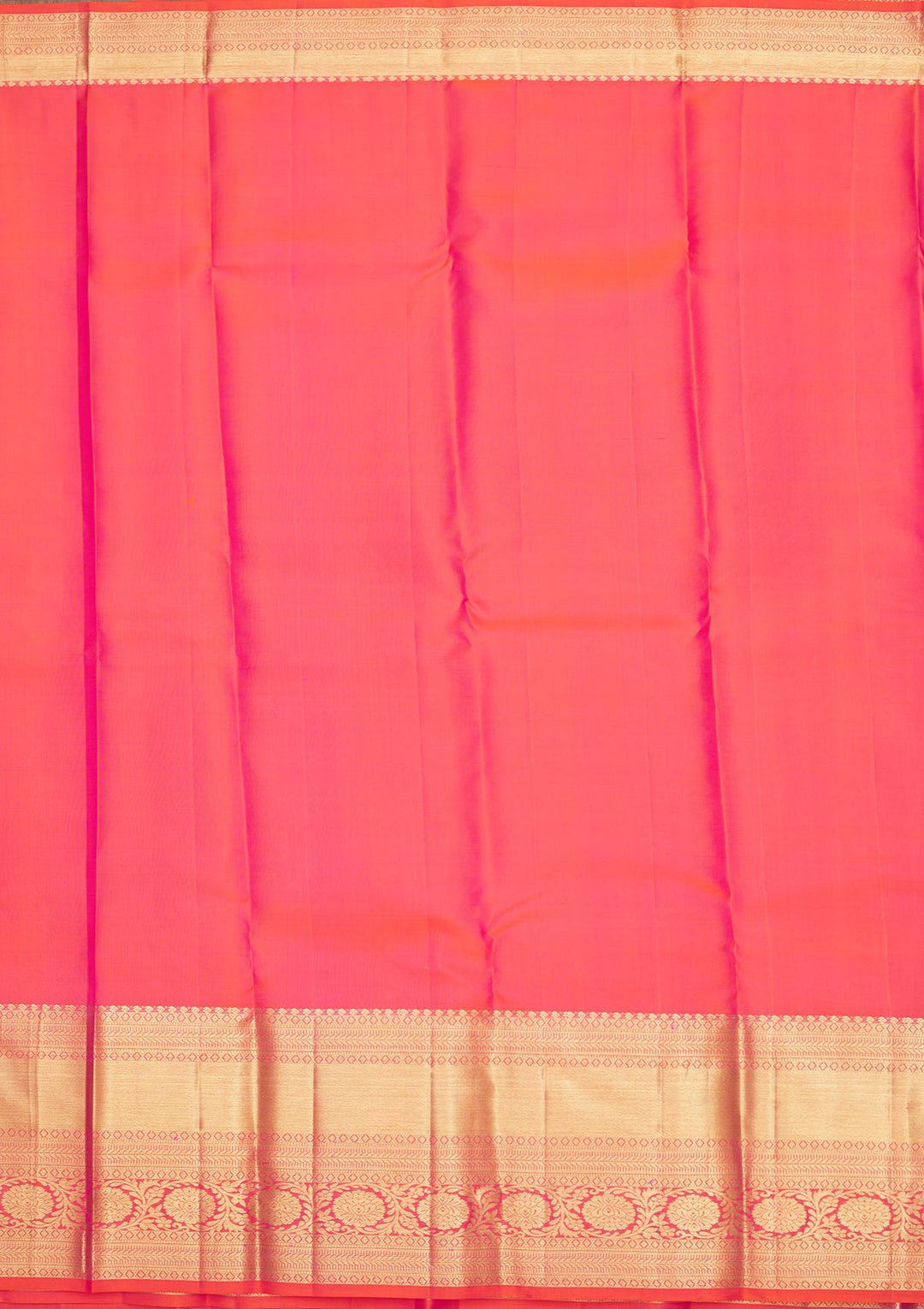 Orange Zariwork Pure Silk Saree
