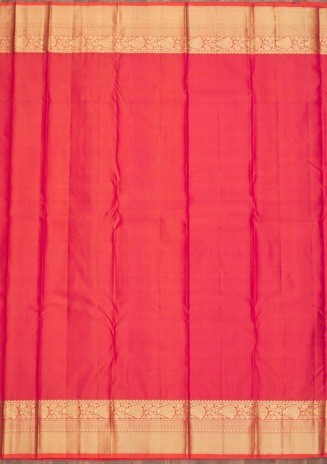 Orange Zariwork Pure Silk Saree