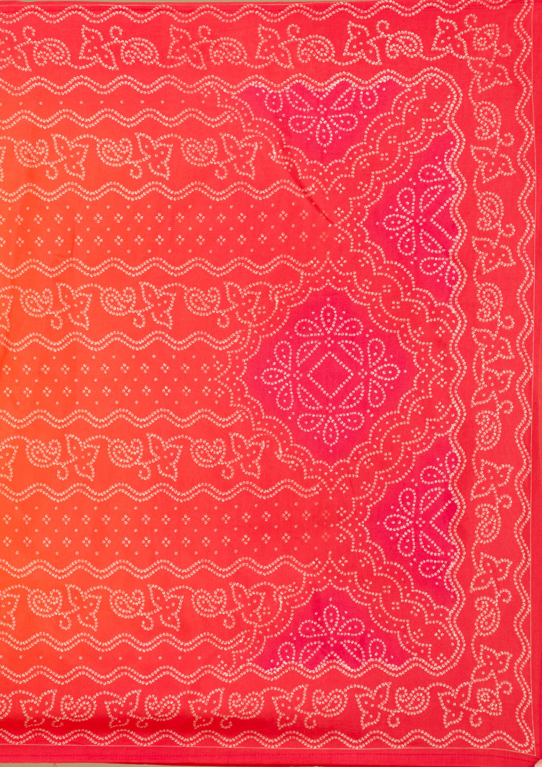 Orange Zariwork Semi Crepe Readymade Salwar Suit