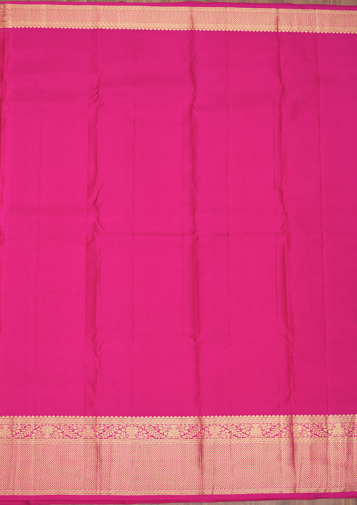 Orange Zariwork Pure Silk Saree