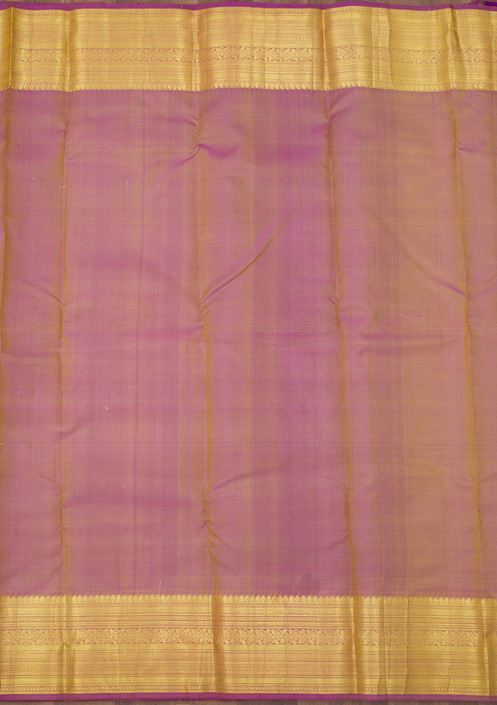 Parrot Green Zariwork Pure Silk Saree