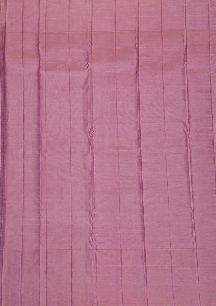 Parrot Green Silver Zariwork Pure Silk Saree