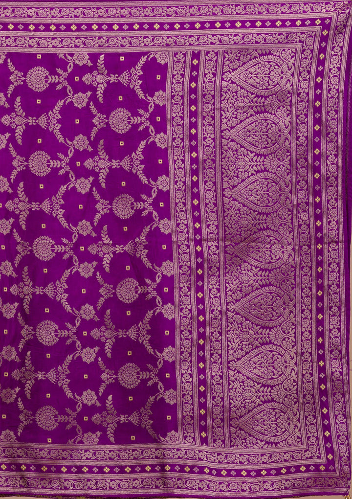 Parrot Green Zariwork Art Silk Readymade Salwar Suit