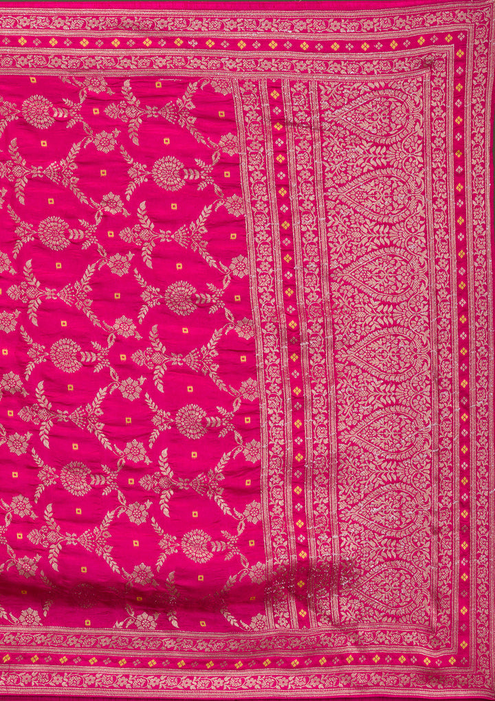 Parrot Green Zariwork Crepe Readymade Salwar Suit