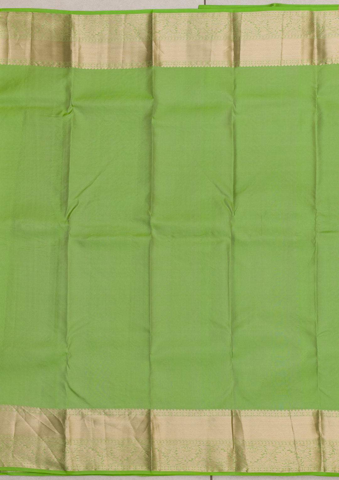 Parrot Green Zariwork Kanjivaram Pure Silk Saree