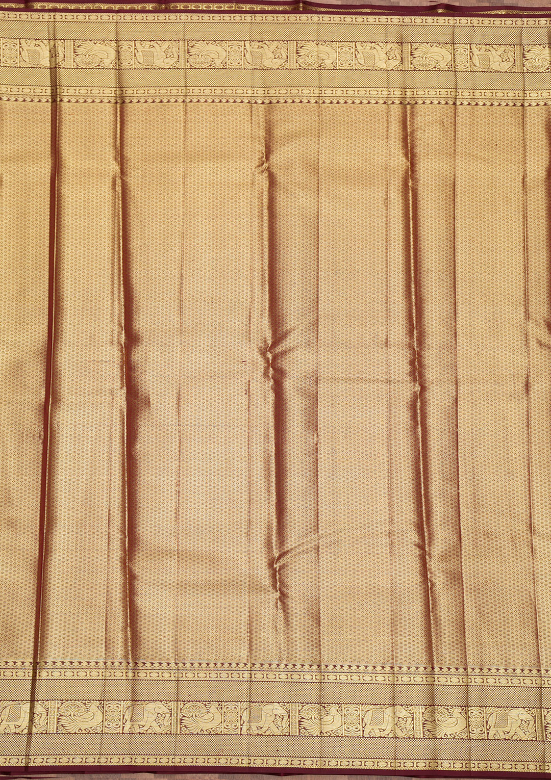 Parrot Green Zariwork Pure Silk Saree