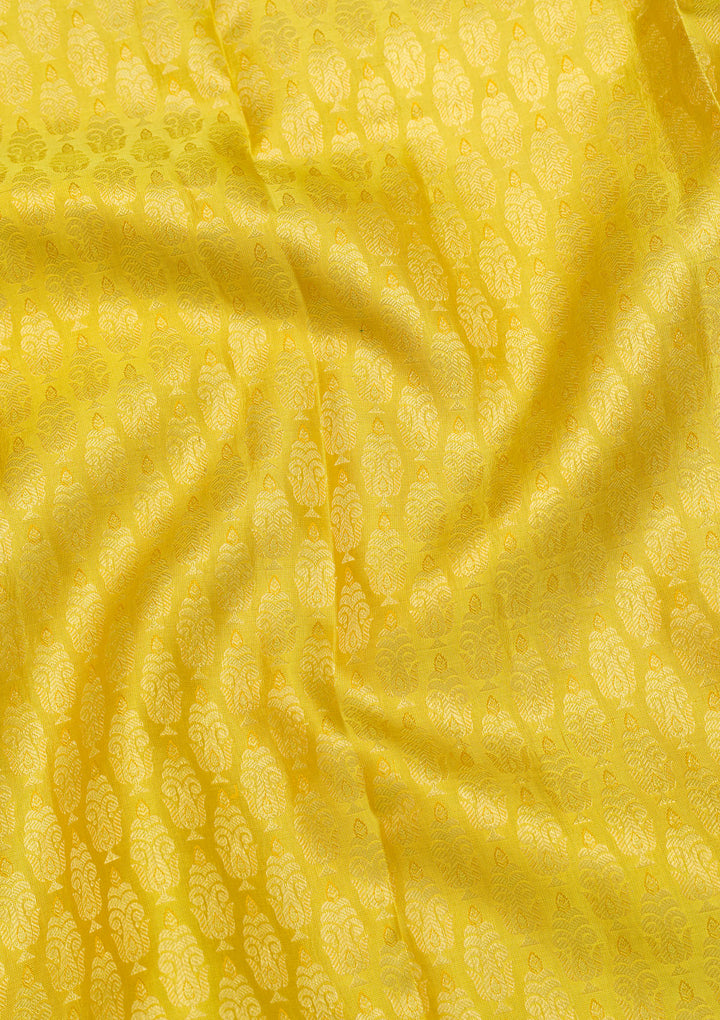 Parrot Green Zariwork Kanjivaram Pure Silk Saree