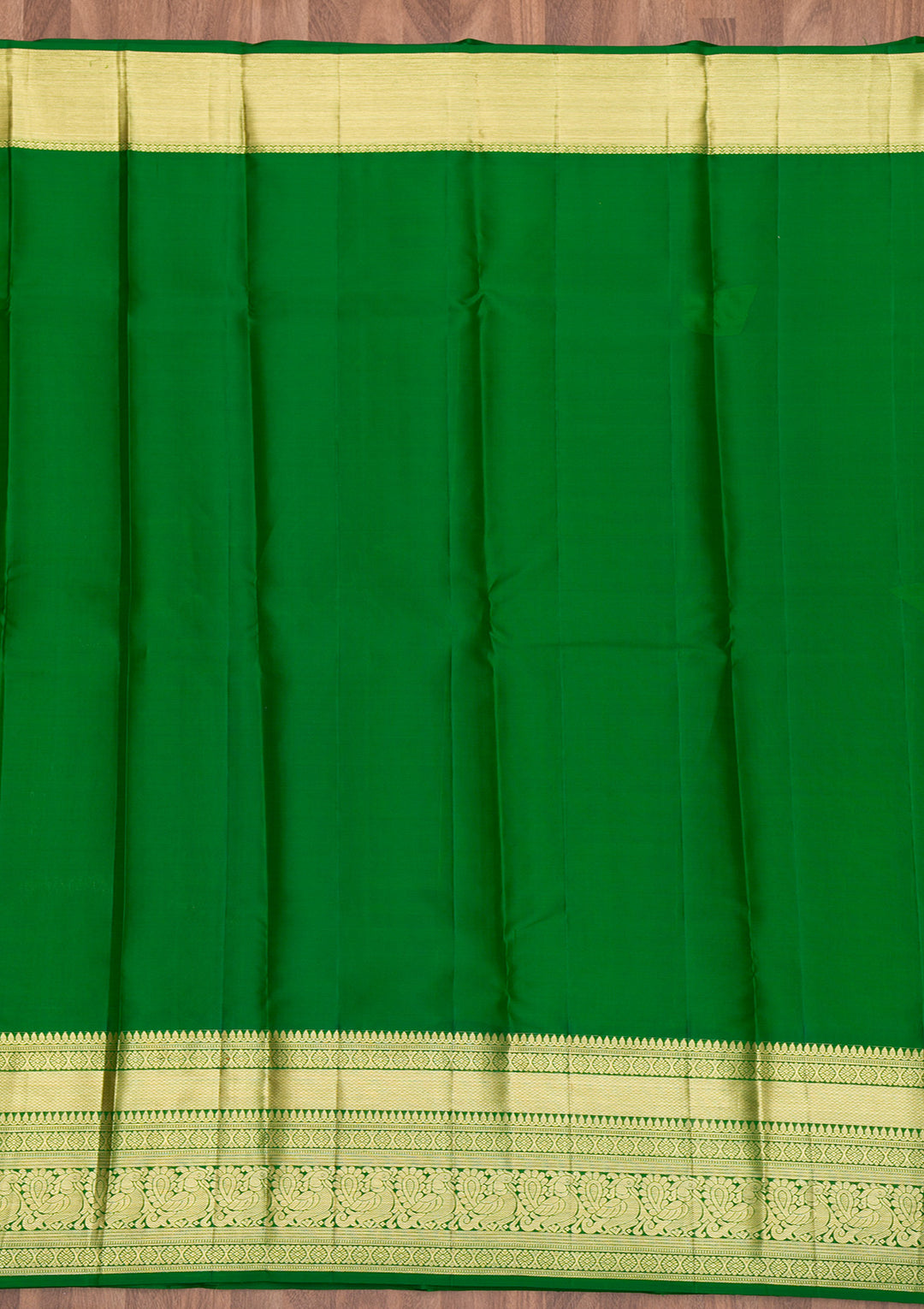 Parrot Green Zariwork Kanjivaram Pure Silk Saree