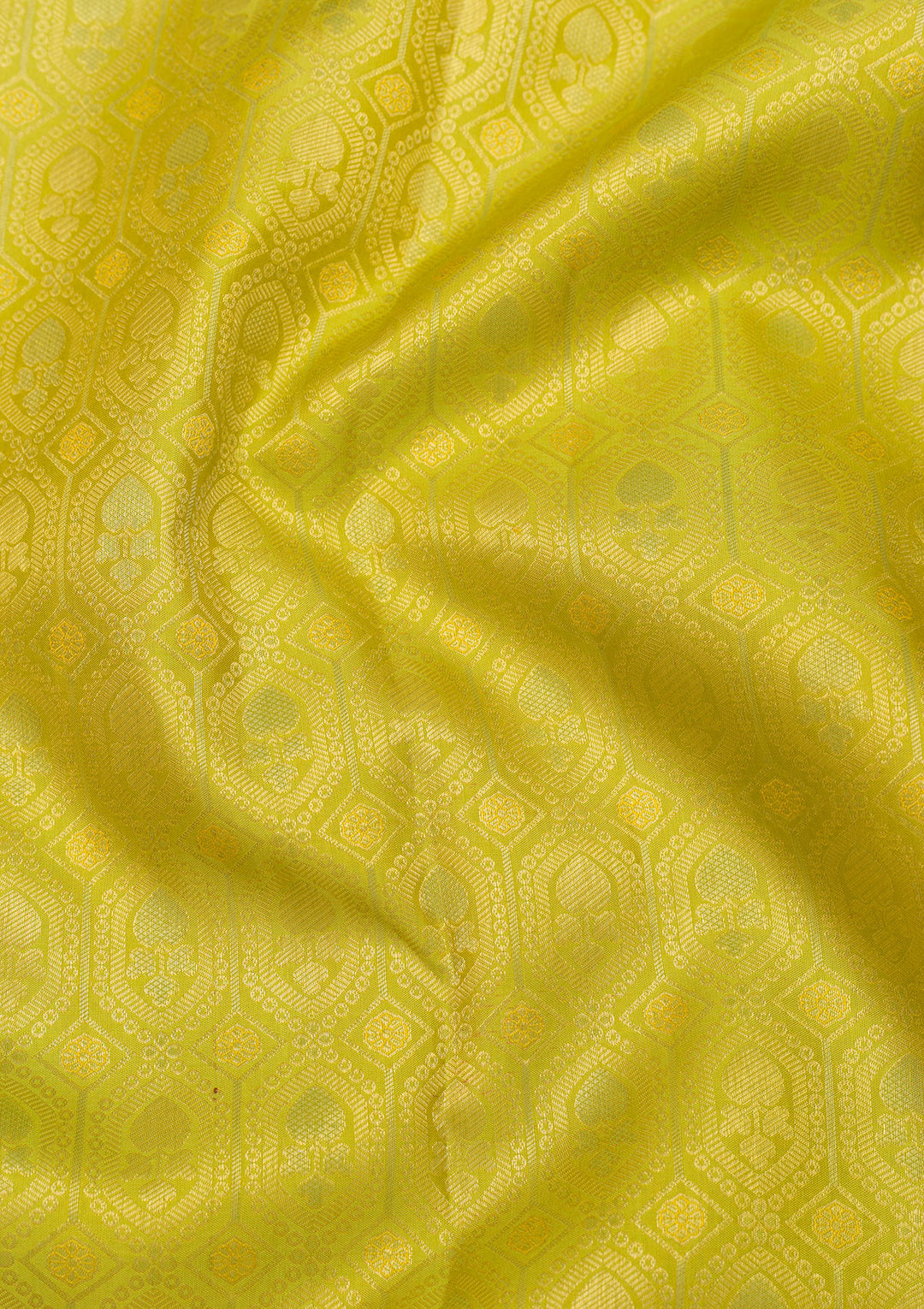 Parrot Green Zariwork Kanjivaram Pure Silk Saree