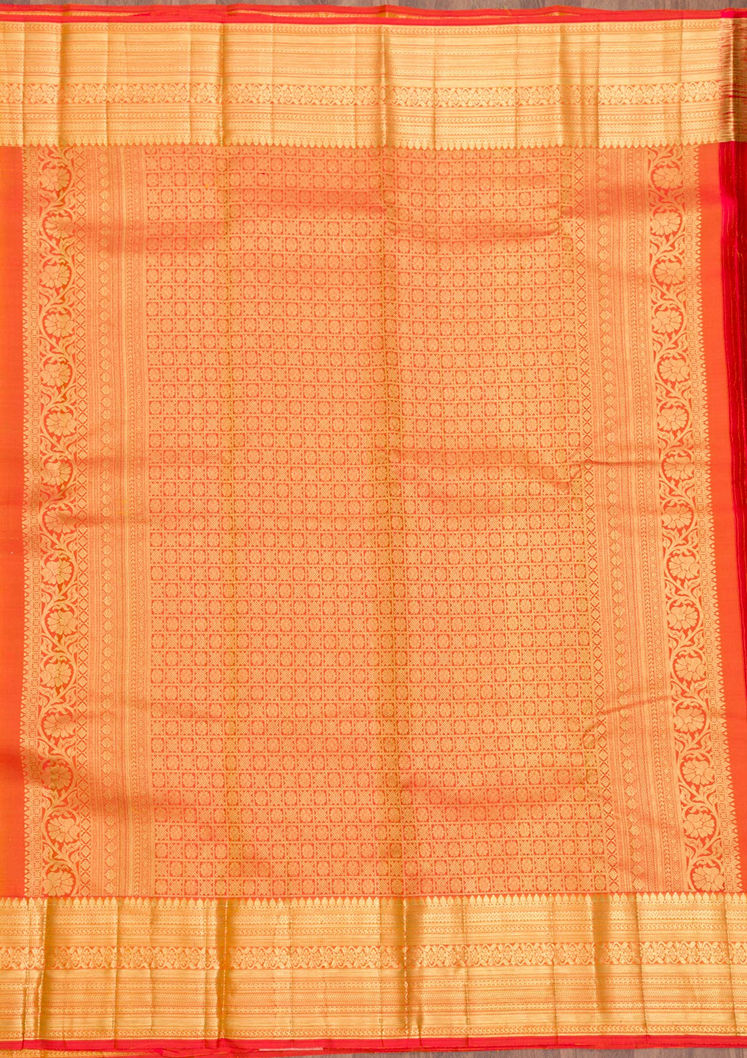 Parrot Green Zariwork Kanjivaram Pure Silk Saree