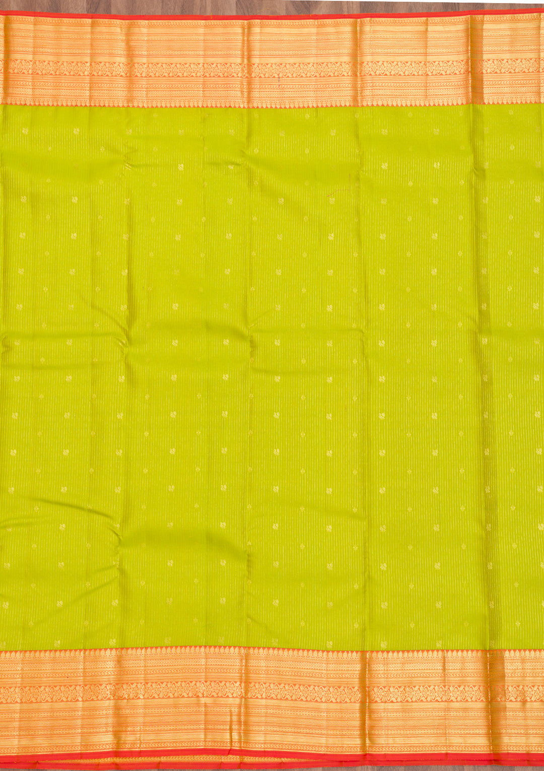 Parrot Green Zariwork Kanjivaram Pure Silk Saree