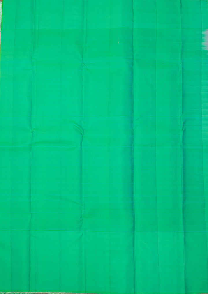 Peach Zariwork Pure Silk Saree