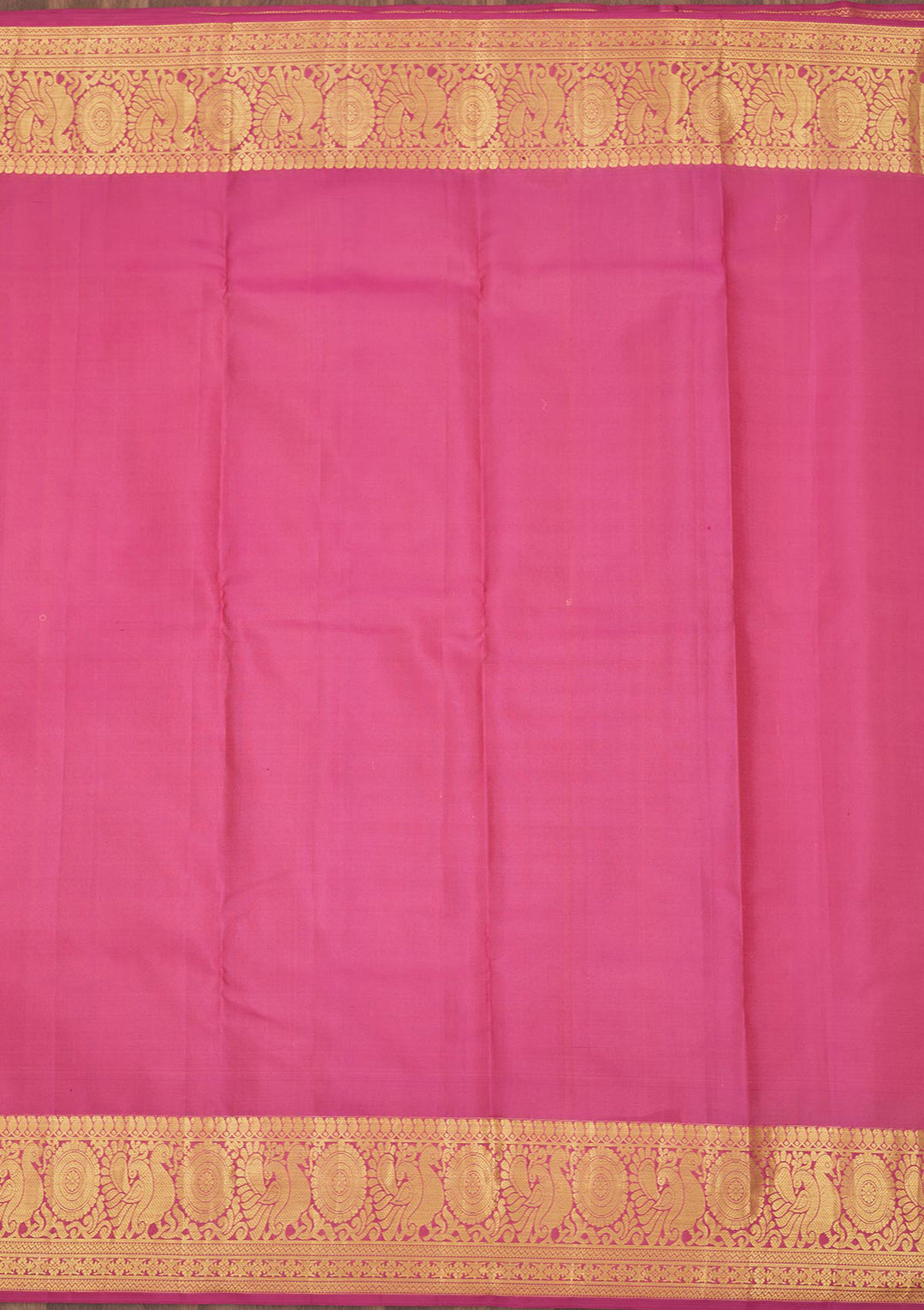 Peach Zariwork Pure Silk Saree