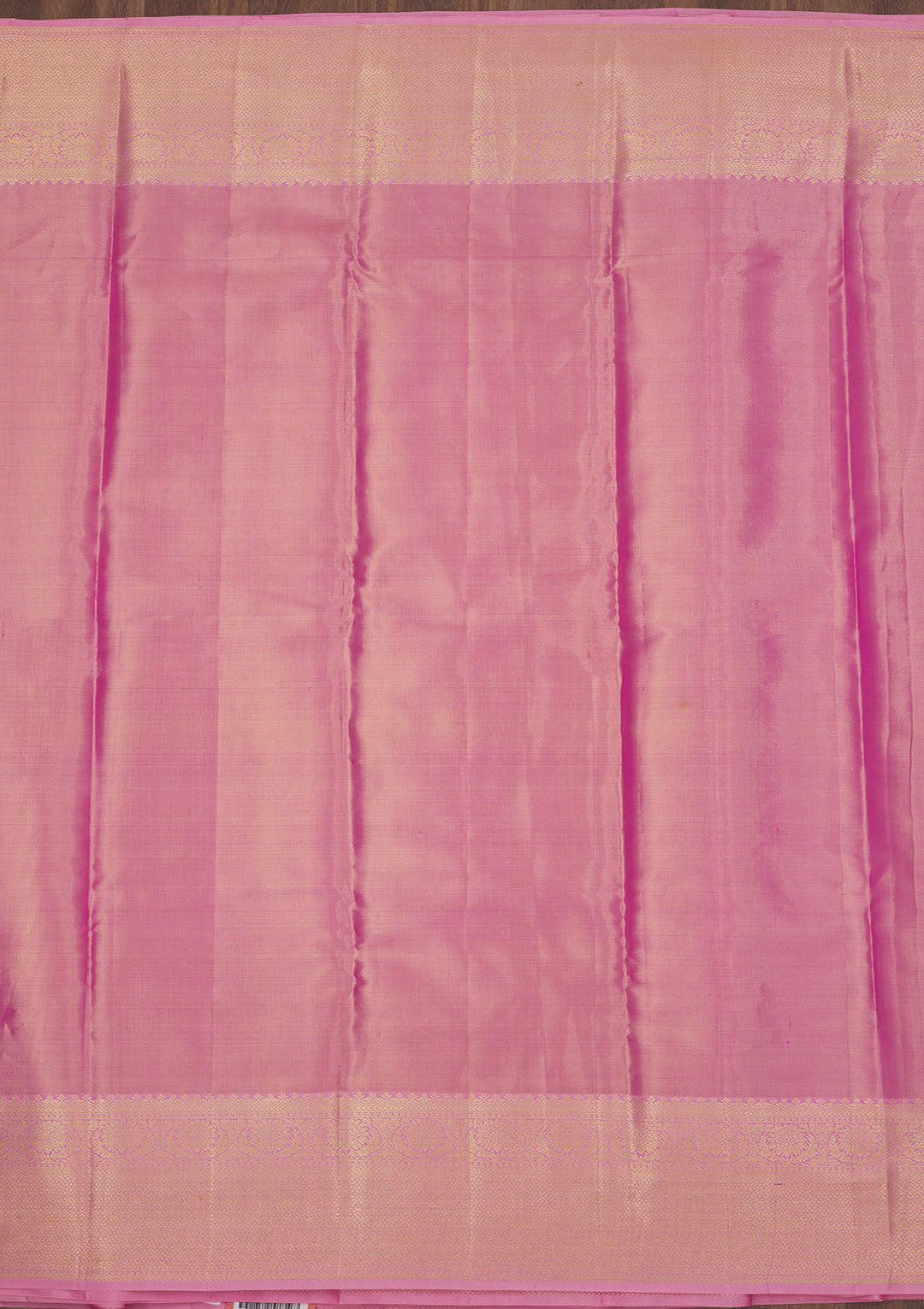 Peach Zariwork Pure Silk Saree