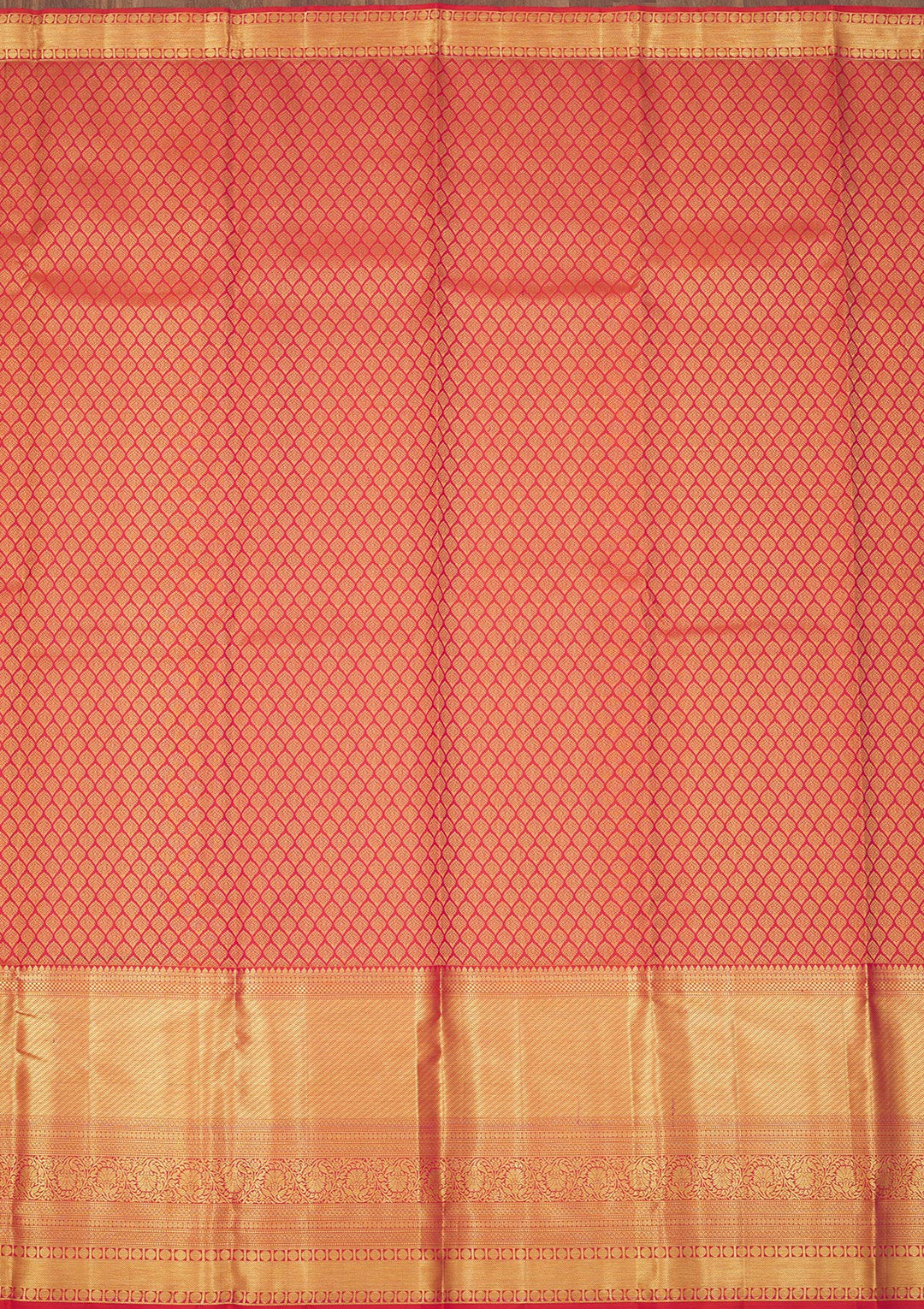 Peach Zariwork Pure Silk Saree