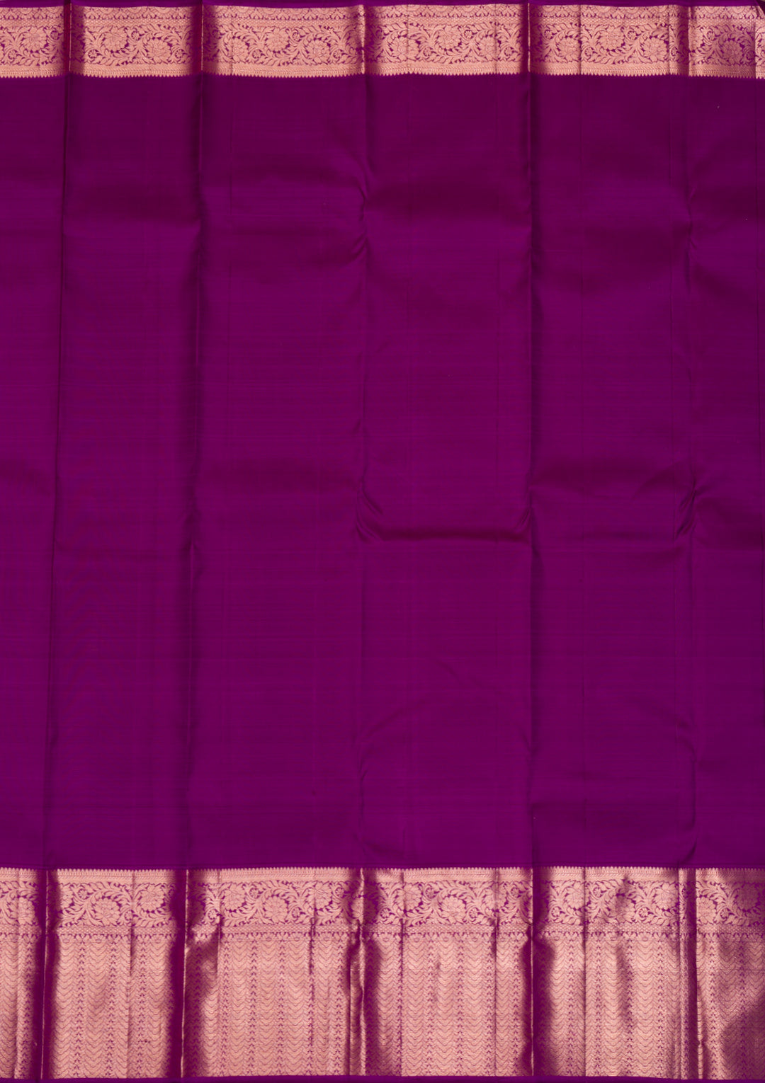 Peach Gold Zariwork Pure Silk Saree